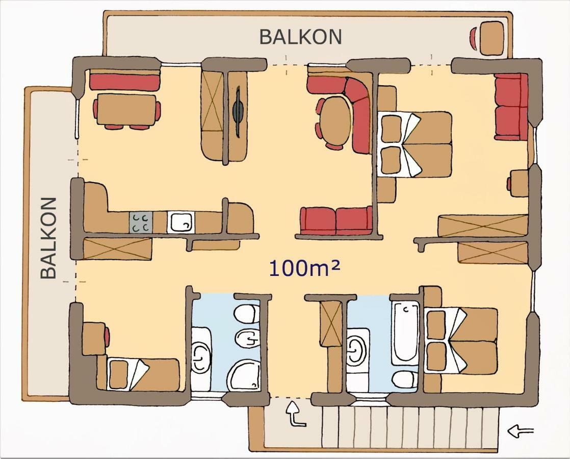 Apartment Larjei 奥蒂塞伊 外观 照片